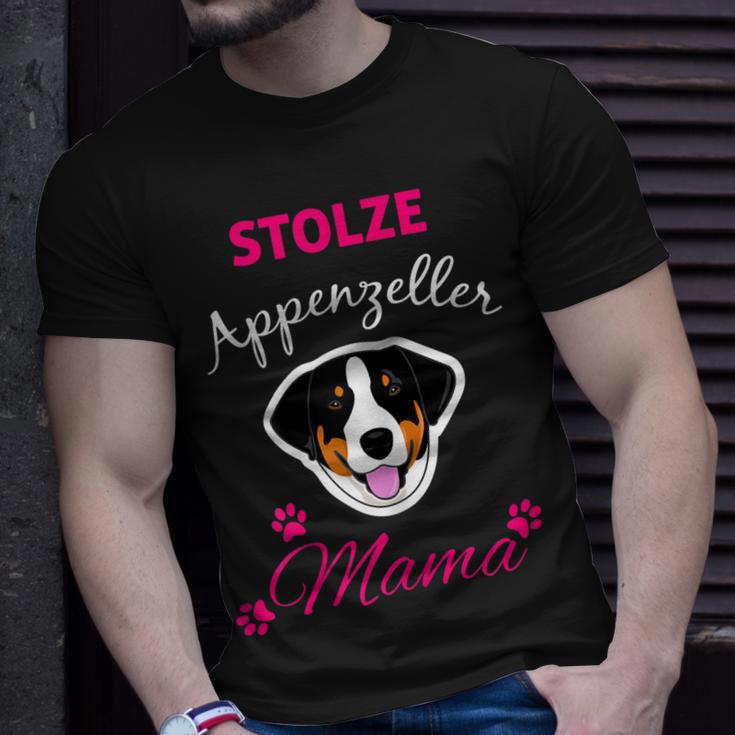 Damen Stolze Appenzeller Mama Sennenhund Hund T-Shirt Geschenke für Ihn