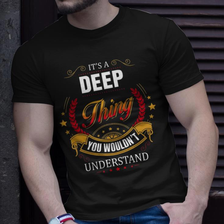 Deep Family Crest Deep Deep Clothing DeepDeep T Gifts For The Deep Unisex T-Shirt Gifts for Him