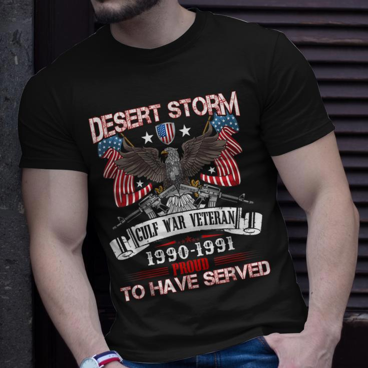 Desert Storm Veteran Proud United States Army Veteran T-Shirt Gifts for Him