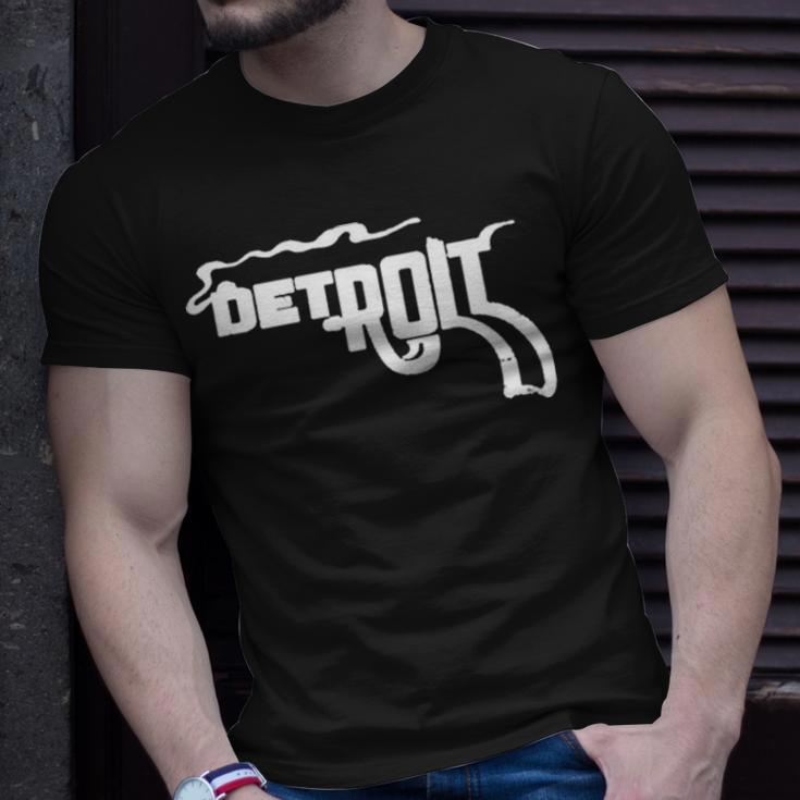 Detroit Smoking Gun Unisex T-Shirt Gifts for Him