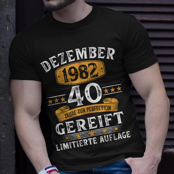 Dezember 1982 Lustige Geschenke Zum 40 Geburtstag Mann Frau T-Shirt Geschenke für Ihn
