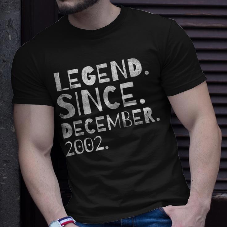 Dezember 2002 Geburtstagslegende T-Shirt für Männer und Frauen Geschenke für Ihn