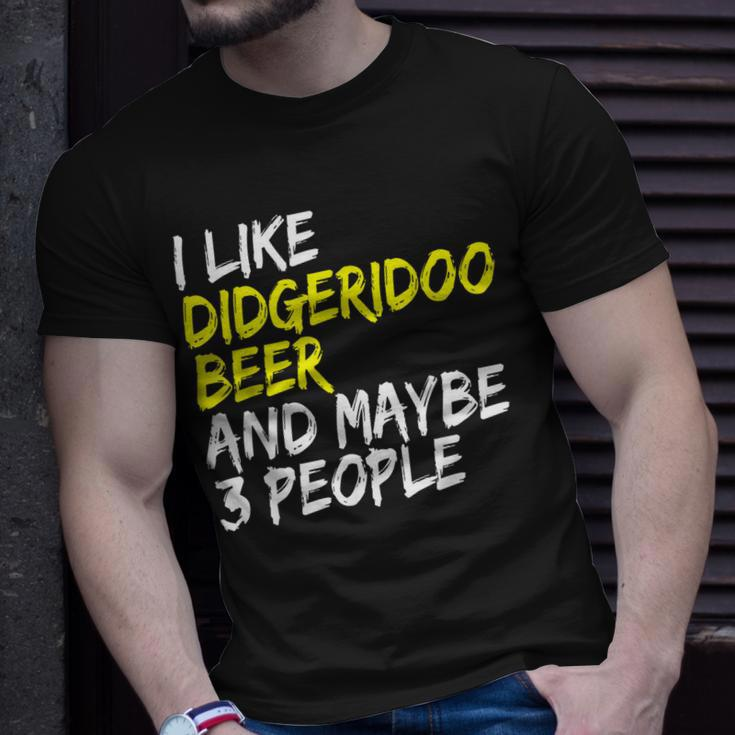 Didgeridoo Spruch Australien I Like Beer Didgeridoo T-Shirt Geschenke für Ihn