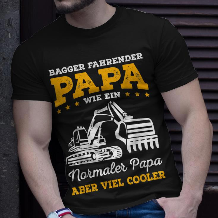 Digger Driving Dad Digger Driver T-Shirt Geschenke für Ihn