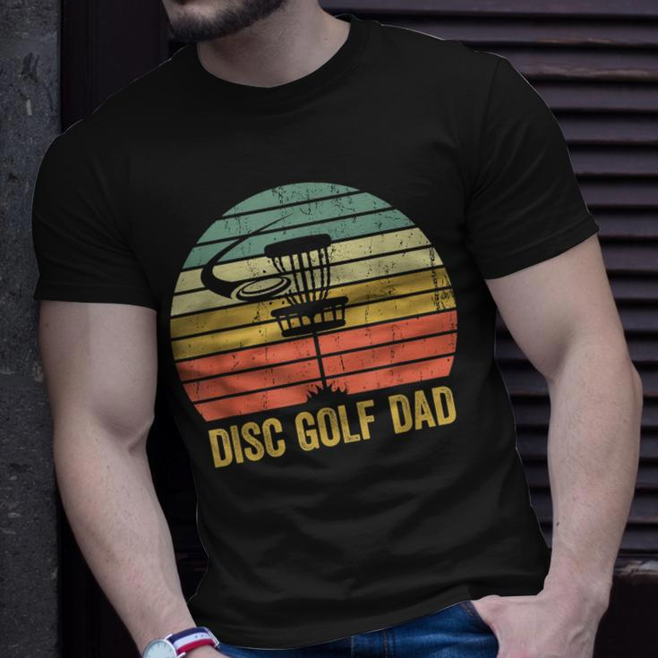 Mens Disc Golf Dad Vintage Fathers Day Frisbee Golfer Retro T-Shirt Gifts for Him