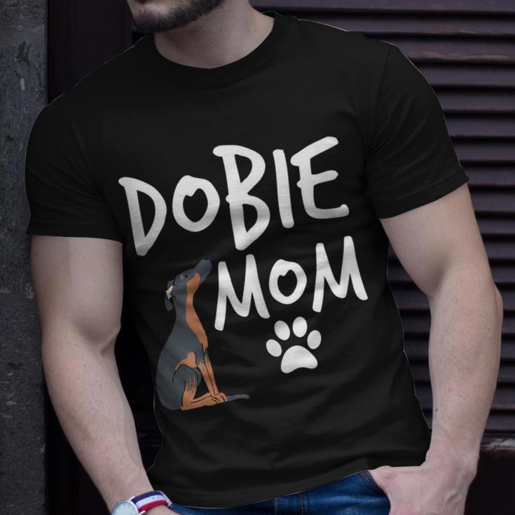 Dobie Mama T-Shirt für Dobermann Pinscher Hundeliebhaber Geschenke für Ihn