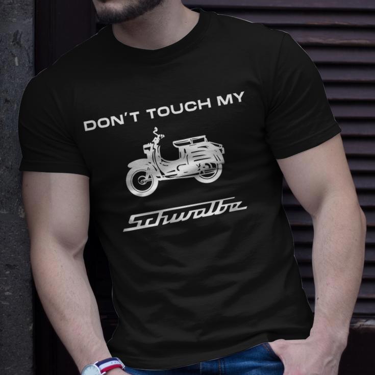 Dont Touch My Schwalbe Suhl Simme Zweitaktmotor 2 Takt Liebe T-Shirt Geschenke für Ihn