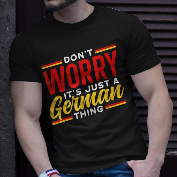 Dont Worry Its Just A German Thing Teacher Germany Voice T-Shirt Gifts for Him