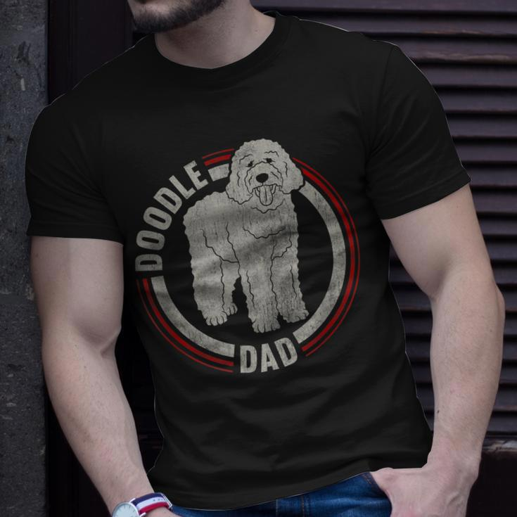 Mens Doodle Dad Mens Goldendoodle Vintage T-Shirt Gifts for Him