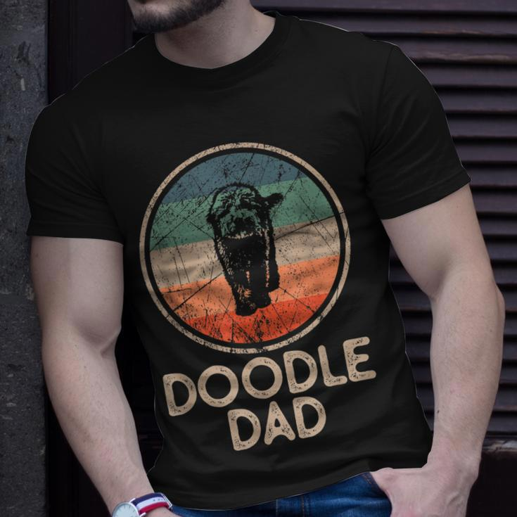 Doodle Dog Vintage Doodle Dad T-Shirt Gifts for Him