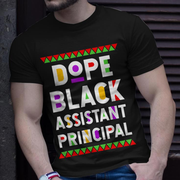 Dope Black Assistant Principal African American Job Proud Unisex T-Shirt Gifts for Him