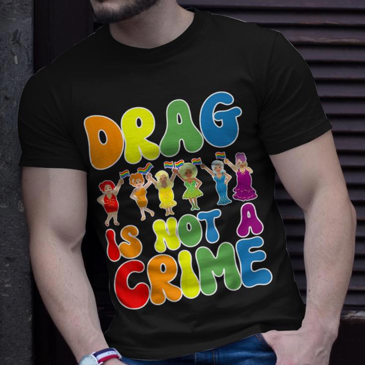 Drag Is Not A Crime Lgbt Gay Pride Equality Drag Queen Unisex T-Shirt ...
