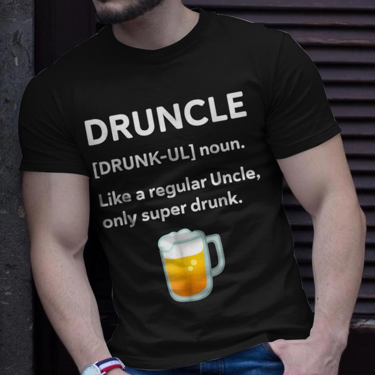 Druncle| Beer Gift For Men | Uncle Gifts Unisex T-Shirt Gifts for Him