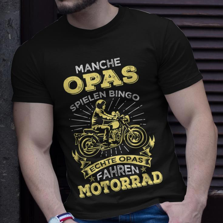 Echte Opas Fahren Motorrad T-Shirt, Ideal für Großväter Geschenke für Ihn