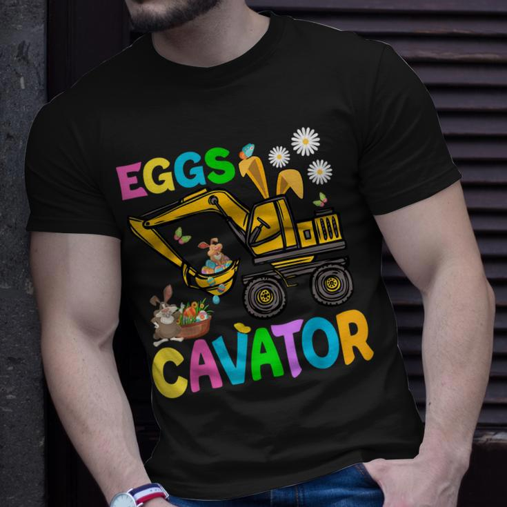Eggs Cavator Happy Easter Excavator Hunting Egg Kids Funny Unisex T-Shirt Gifts for Him
