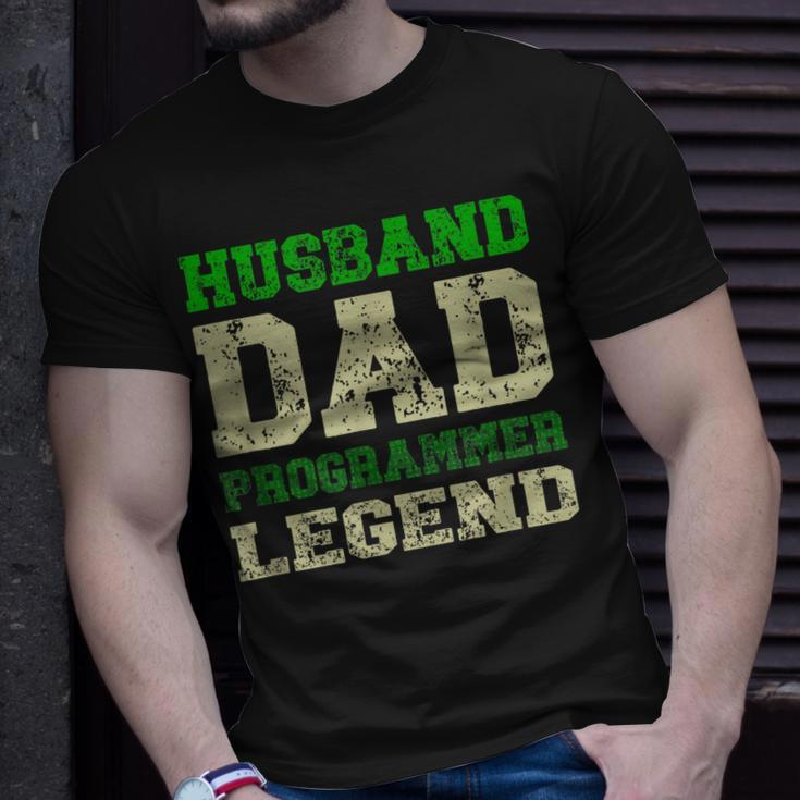 Ehemann Vater Programmer Legend Programmier Dad T-Shirt Geschenke für Ihn