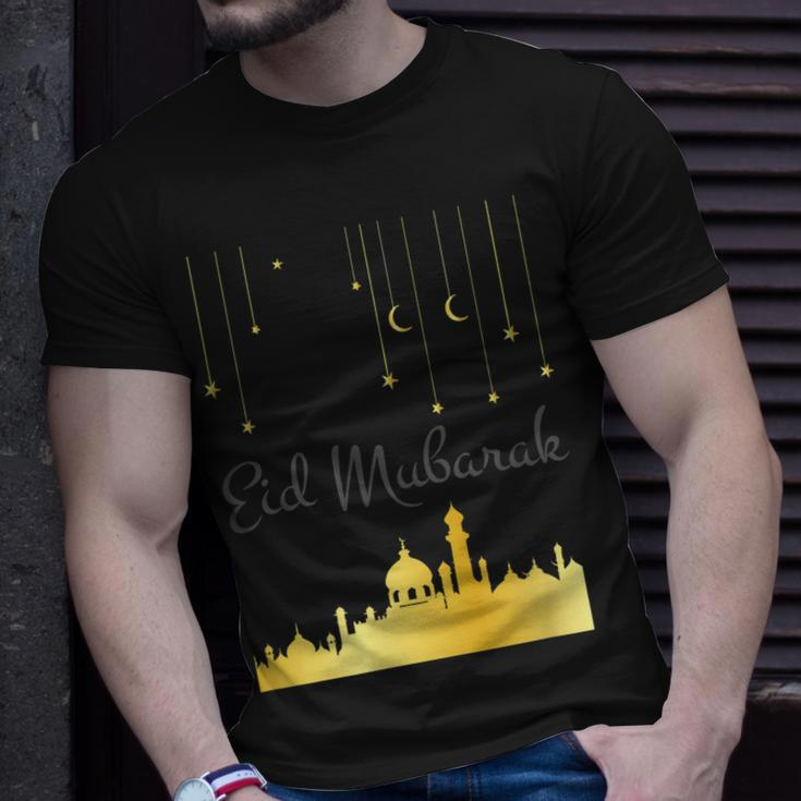 Eid Mubarak Celebrate With Muslims Al-Fitr And Al-Adha Unisex T-Shirt Gifts for Him
