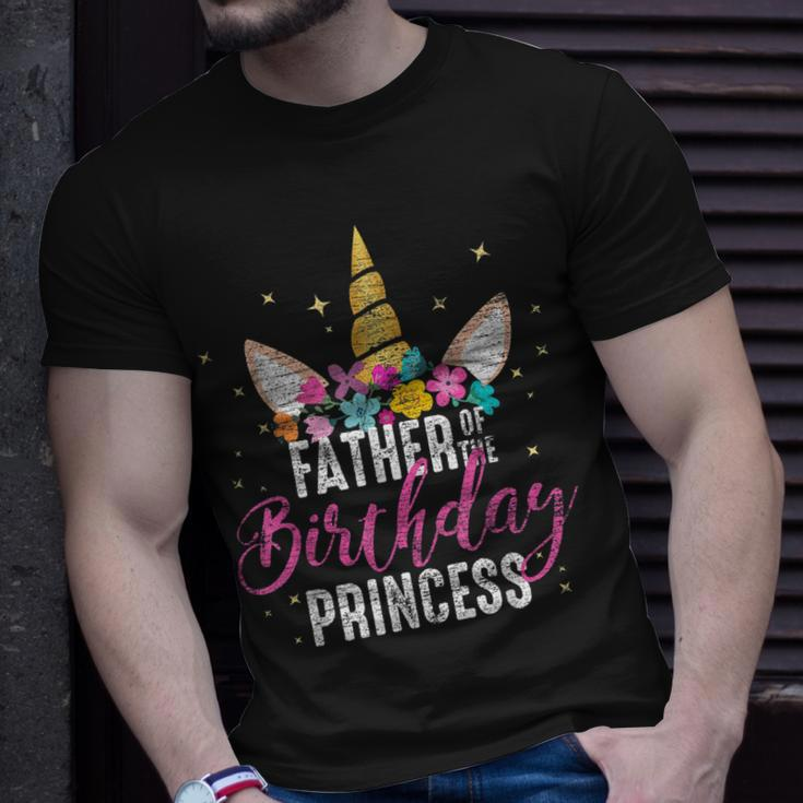 Einhorn Geburtstag T-Shirt für Vater der Prinzessin Geschenke für Ihn