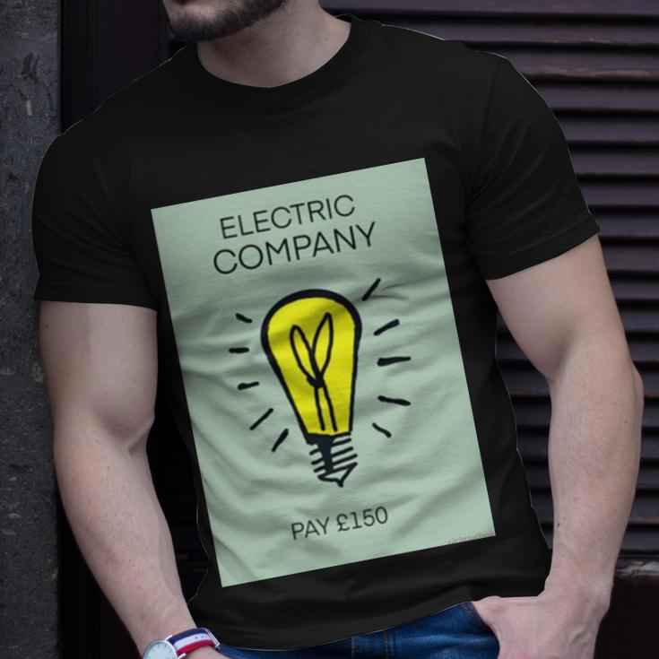 Electric Company Monopoly Unisex T-Shirt Gifts for Him