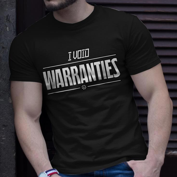 Engineer I Void Warranties Mechanic Gift For Men Unisex T-Shirt Gifts for Him