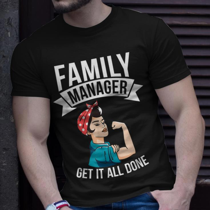 Familienmanager Bekommen Alles Hin Beste Mama Aller Zeiten T-Shirt Geschenke für Ihn