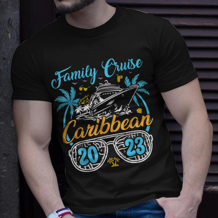 Family Cruise Caribbean 2023 Summer Matching Vacation 2023 Unisex T-Shirt Gifts for Him