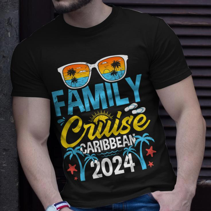 Family Cruise Caribbean 2024 Vacation Souvenir Matching Unisex T-Shirt Gifts for Him