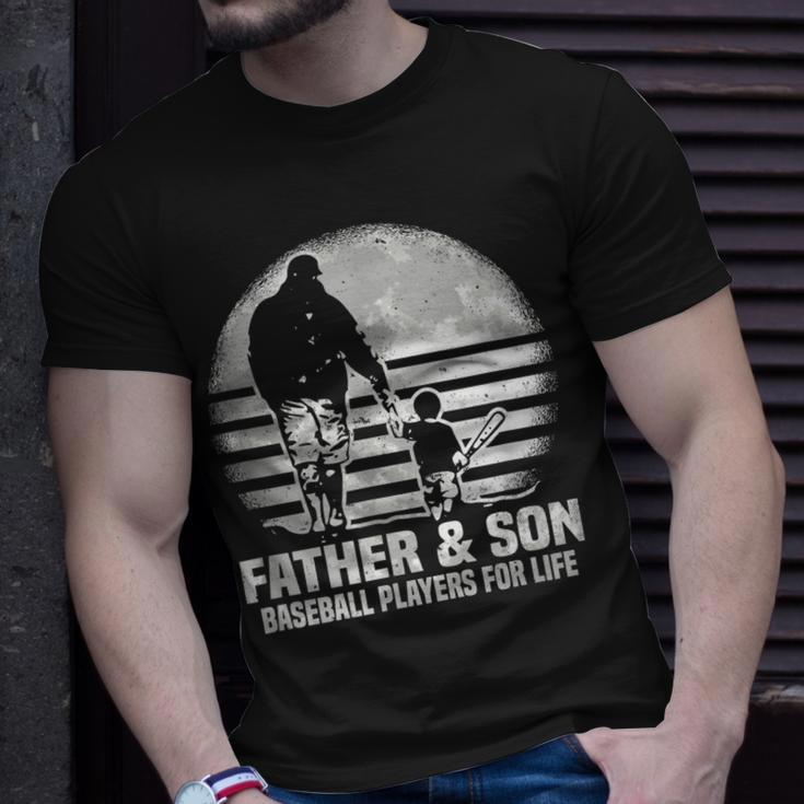 Father And Son Baseball Matching Dad Son T-Shirt Gifts for Him