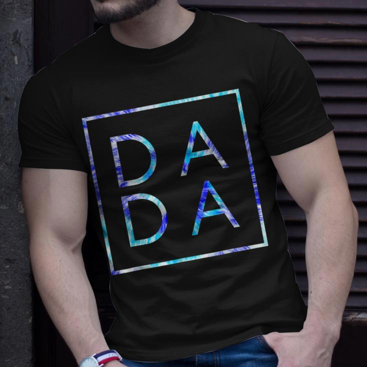 Fathers Day For New Dad Dada Him Papa Funny Tie Dye Dada Unisex T-Shirt Gifts for Him