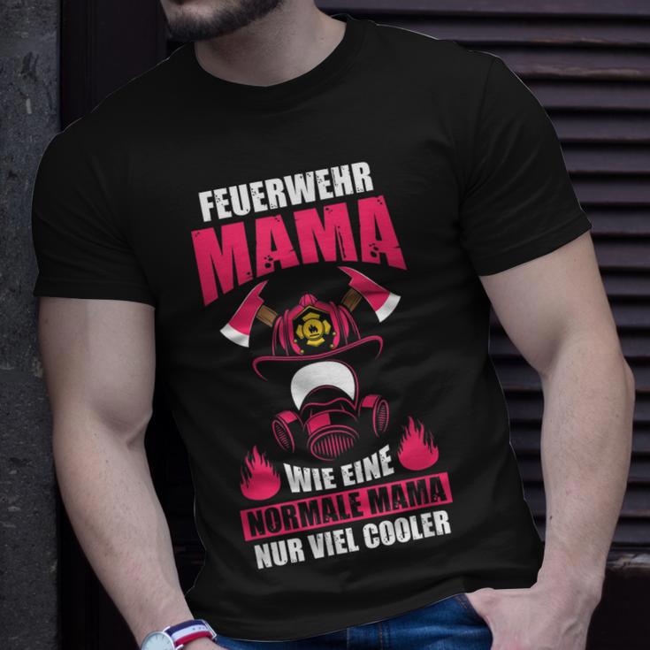 Feuerwehrfrau Mama Feuerwehr Mutter Muttertag T-Shirt Geschenke für Ihn