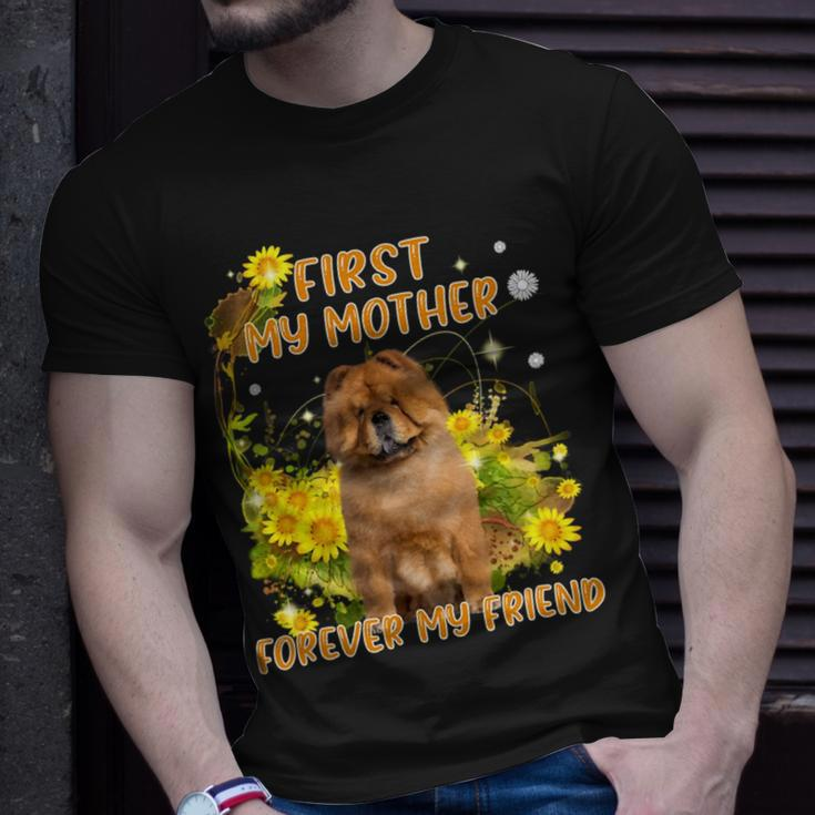 First My Mother Forever My Friend Mothers Day Dog Mom V3 Unisex T-Shirt Gifts for Him