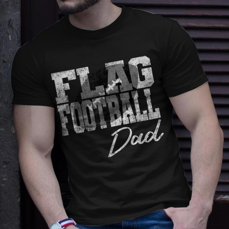 Mens Flag Football Dad T-Shirt Gifts for Him