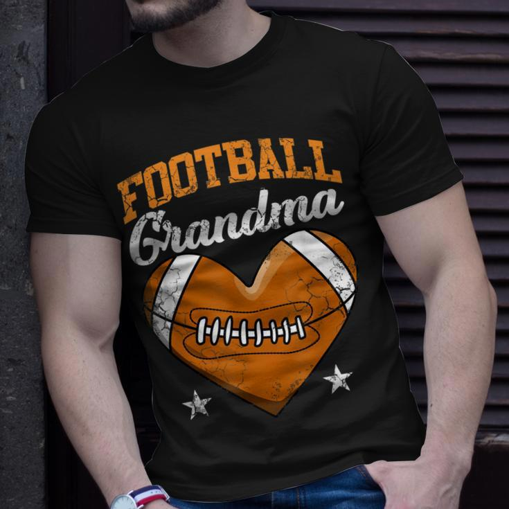 Football Grandma Grandmother Grammy Unisex T-Shirt Gifts for Him