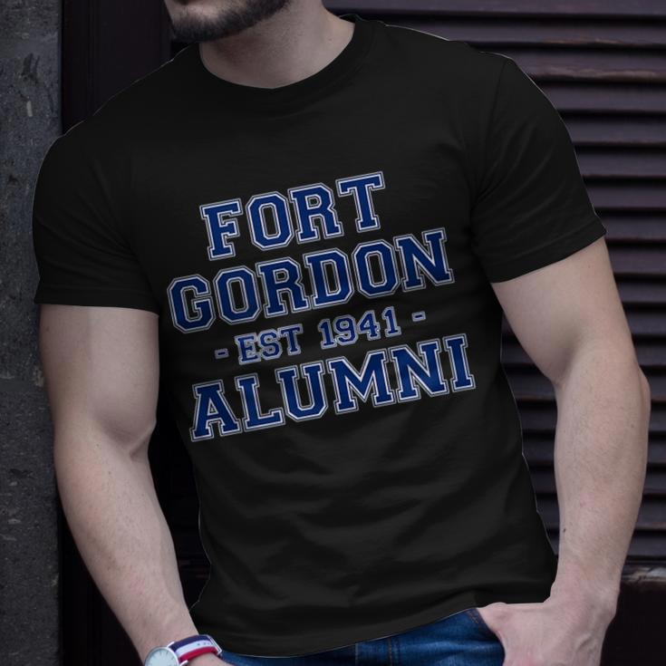 Fort Gordon Alumni College Themed Fort Gordon Army Veteran T-shirt Gifts for Him