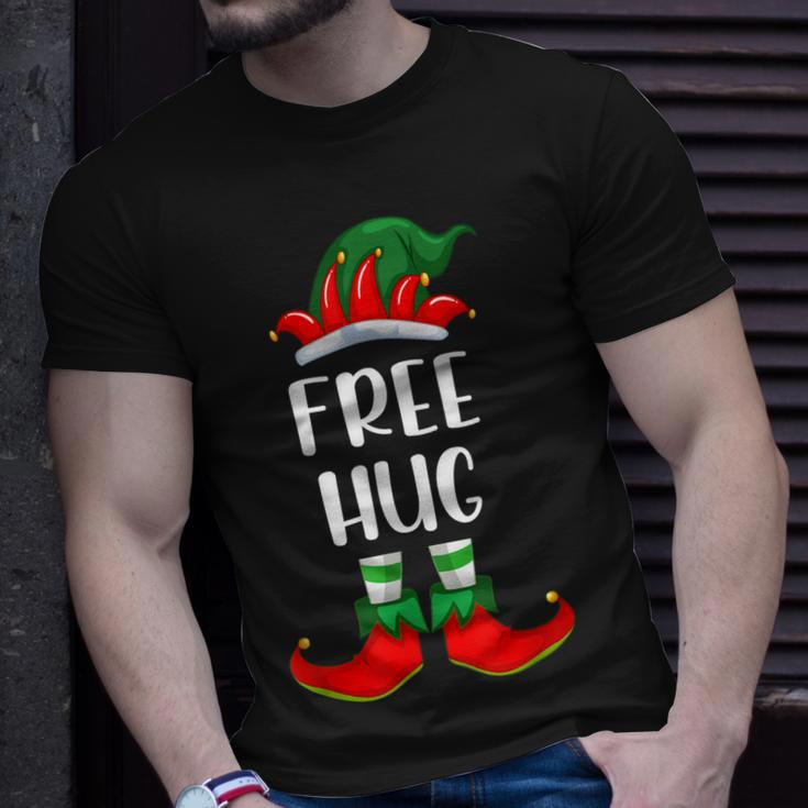 Free Hug Christmas Elf Buddy Matching Family Pajama V2T-shirt Gifts for Him