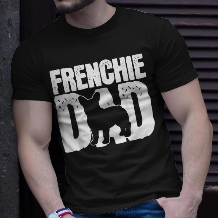 Frenchie French Bulldog Dad Father Papa Fathers Day Gift Unisex T-Shirt Gifts for Him
