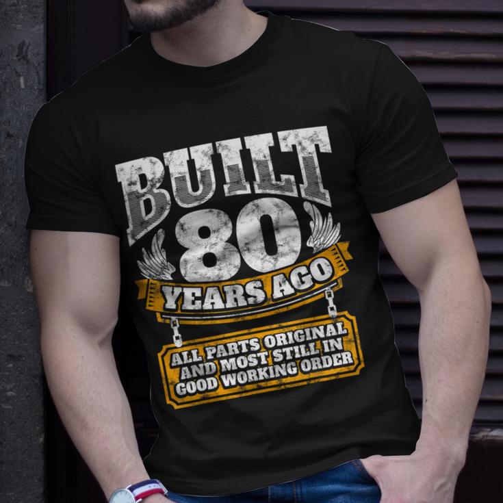 Funny 80th Birthday B Day T Saying Age 80 Year Joke Unisex T Shirt Mazezy 4361