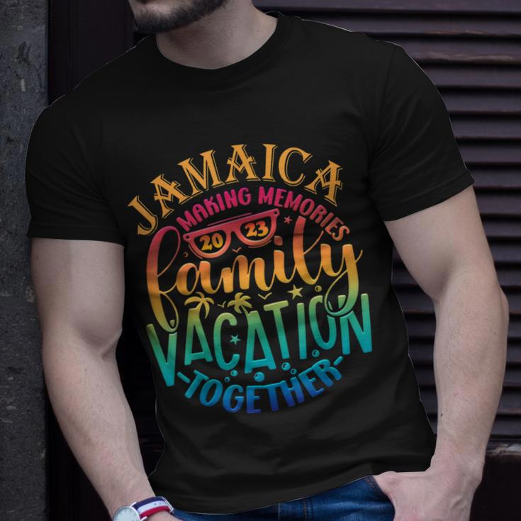 Funny Family Vacation Jamaica 2023 Making Memories Together Unisex T-Shirt Gifts for Him