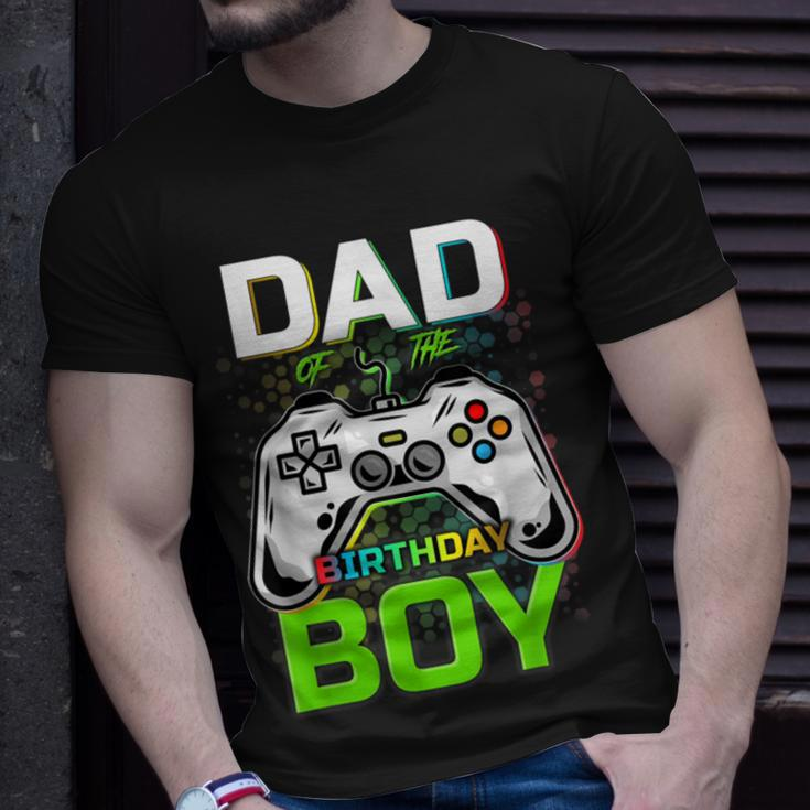 Funny Gaming Video Gamer Dad Of The Birthday Boy Unisex T-Shirt Gifts for Him