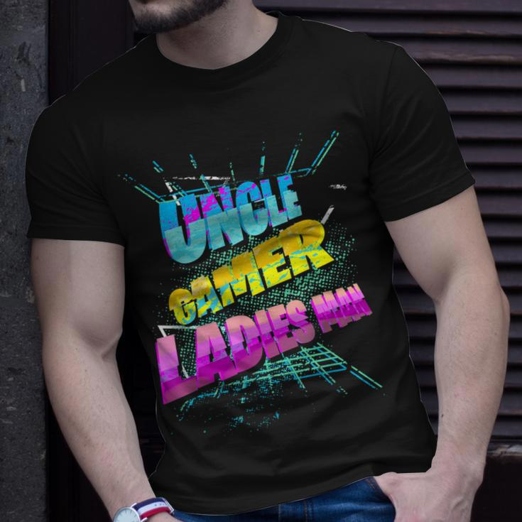Funny New Uncle Gift For Men Gamer Ladies Man Gift For Mens Unisex T-Shirt Gifts for Him