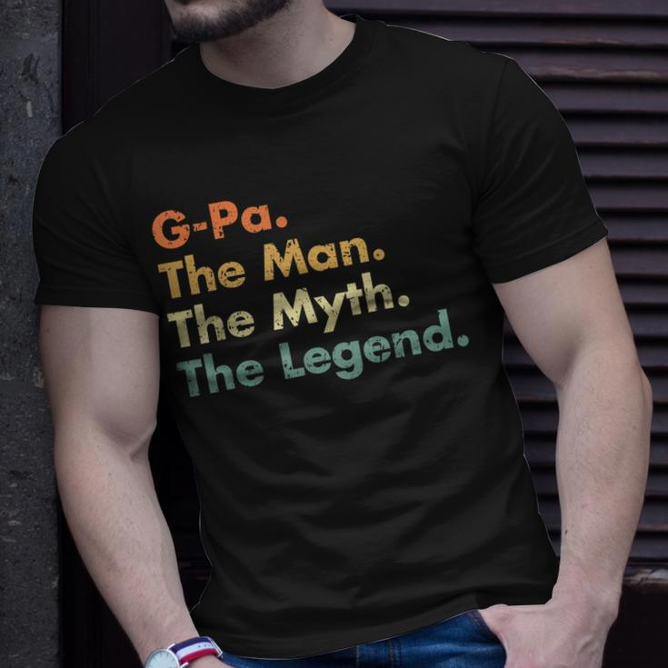 G-Pa The Man The Myth The Legend Dad Grandpa T-Shirt Gifts for Him