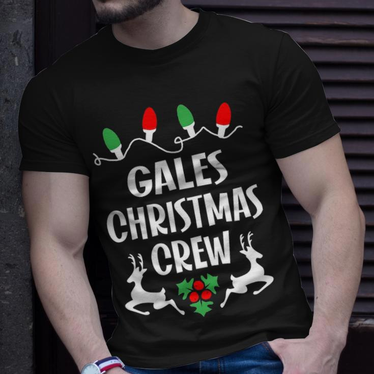 Gales Name Gift Christmas Crew Gales Unisex T-Shirt Gifts for Him