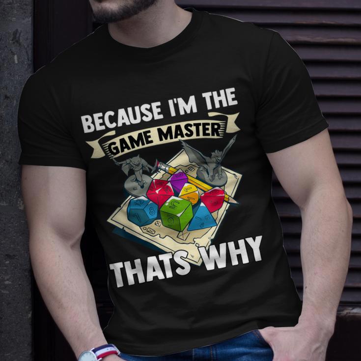 Game Master I W20 Würfel Pen Spiele Paper Rpg Dsa D20 T-Shirt Geschenke für Ihn