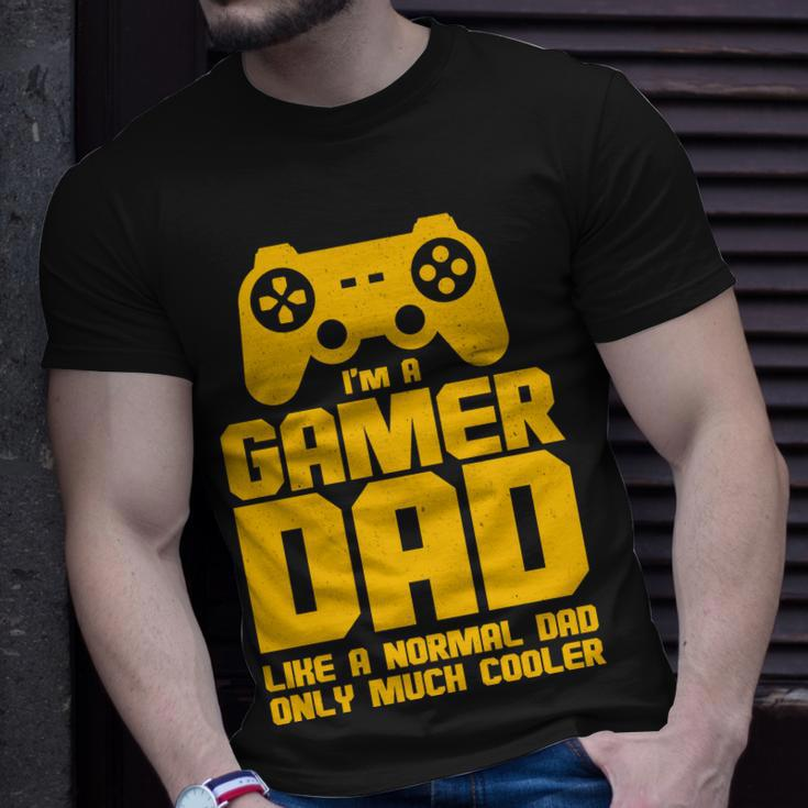 Gamer Dad Like A Normal Dad But Much Cooler V2 Unisex T-Shirt Gifts for Him