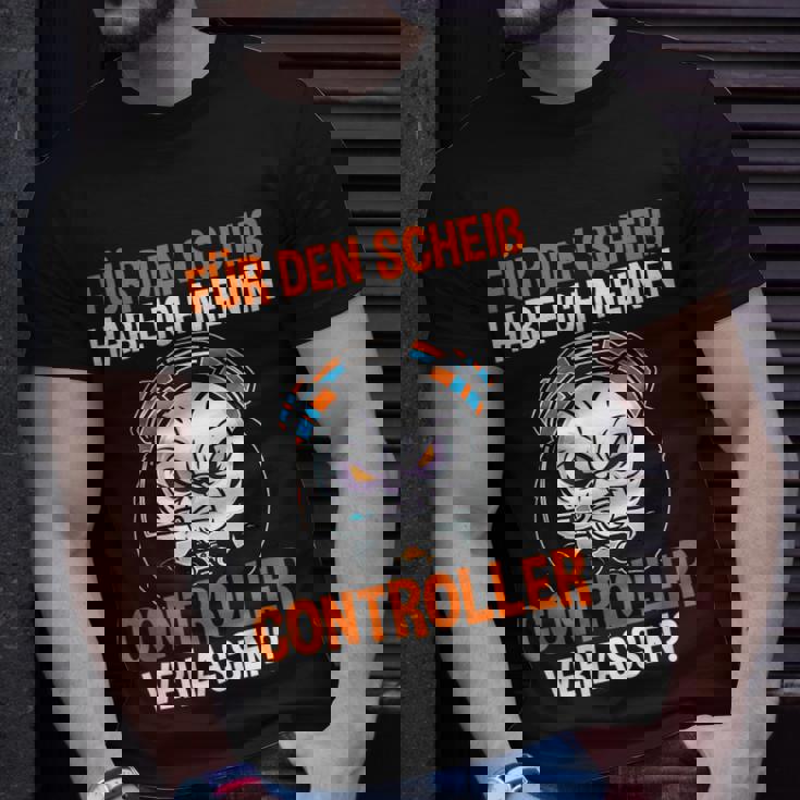 Gamer Zocker Controller Lustiges Gaming Zocken Games Spruch T-Shirt Geschenke für Ihn