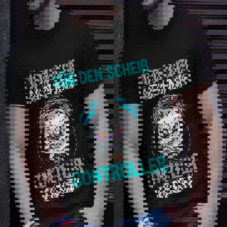 Gamer Zocker Controller T-Shirt, Lustiger Spruch zum Zocken Geschenke für Ihn