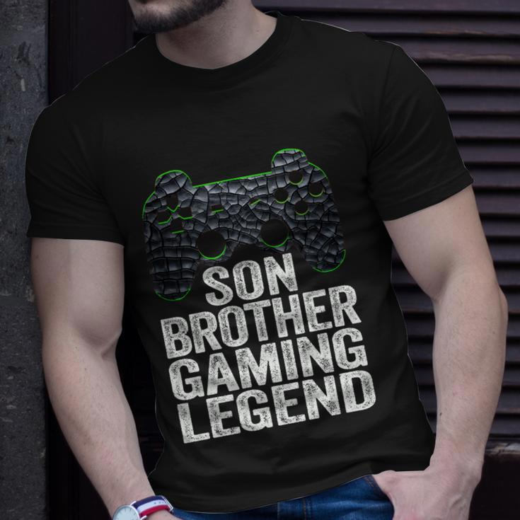 Gaming Funny Gift For Teenage Boys Cute Gift Son Brother Gaming Legend Gift Unisex T-Shirt Gifts for Him