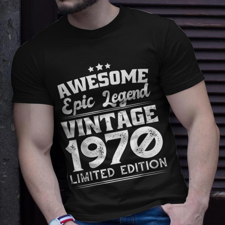 Gebaut Im 70Er Vintage Original Epische Legende T-Shirt Geschenke für Ihn