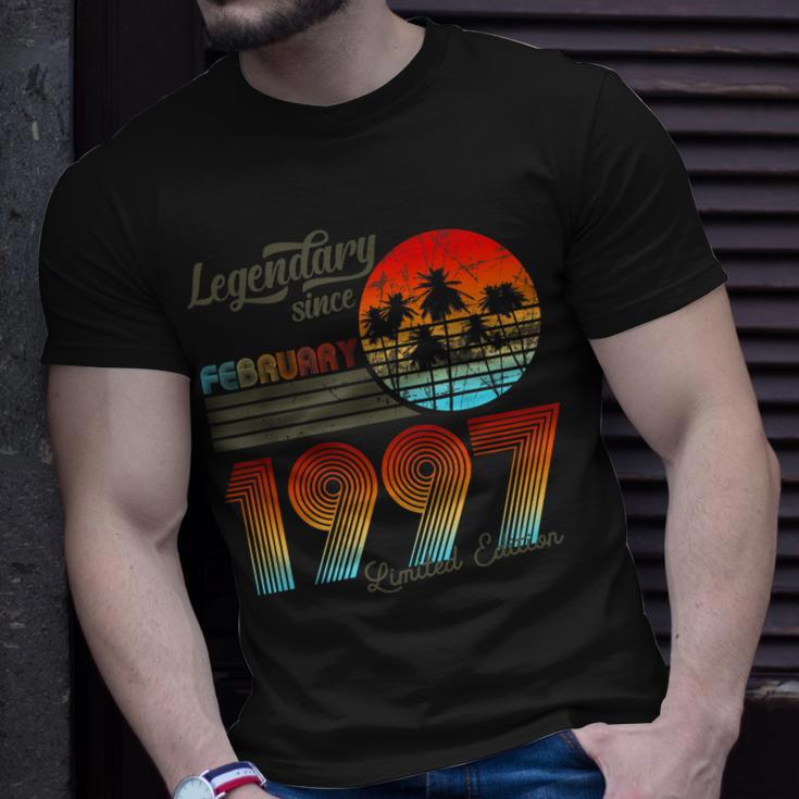Geburtstags-Legendär Seit Februar 1997 T-Shirt Geschenke für Ihn