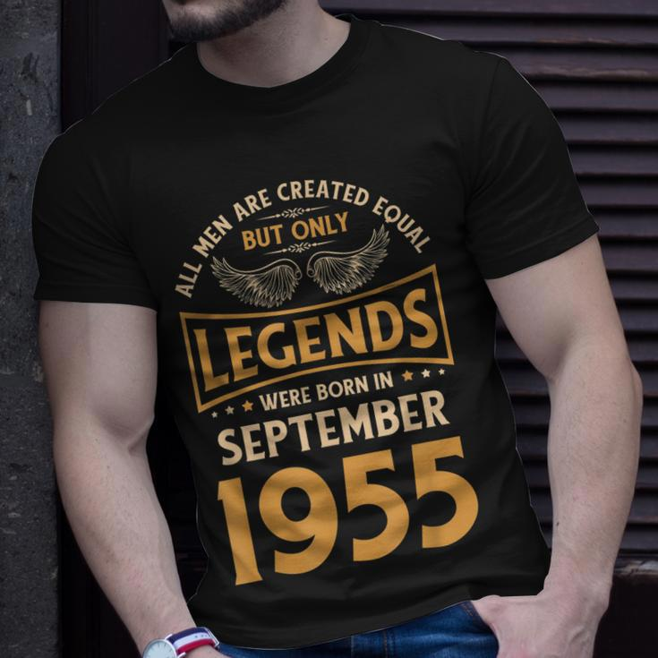 Geburtstagslegenden Wurden Im September 1955 Geboren T-Shirt Geschenke für Ihn